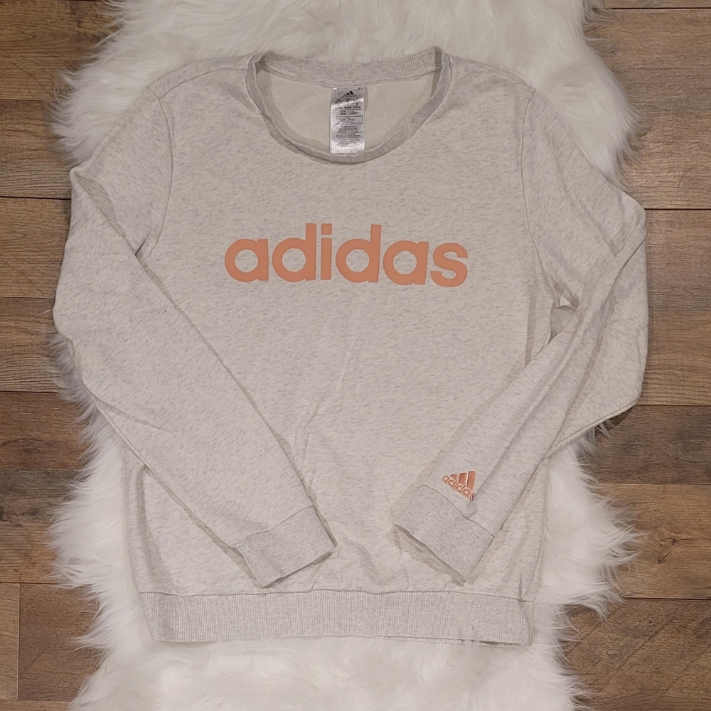 Adidas Lightweight Athletic Crewneck Sweatshirt